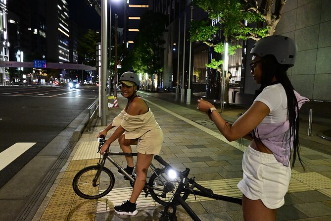Tokyo Night Bike Tour: From Shibuya to Tokyo Tower via Roppongi - Aoyama Cemetery after sunset