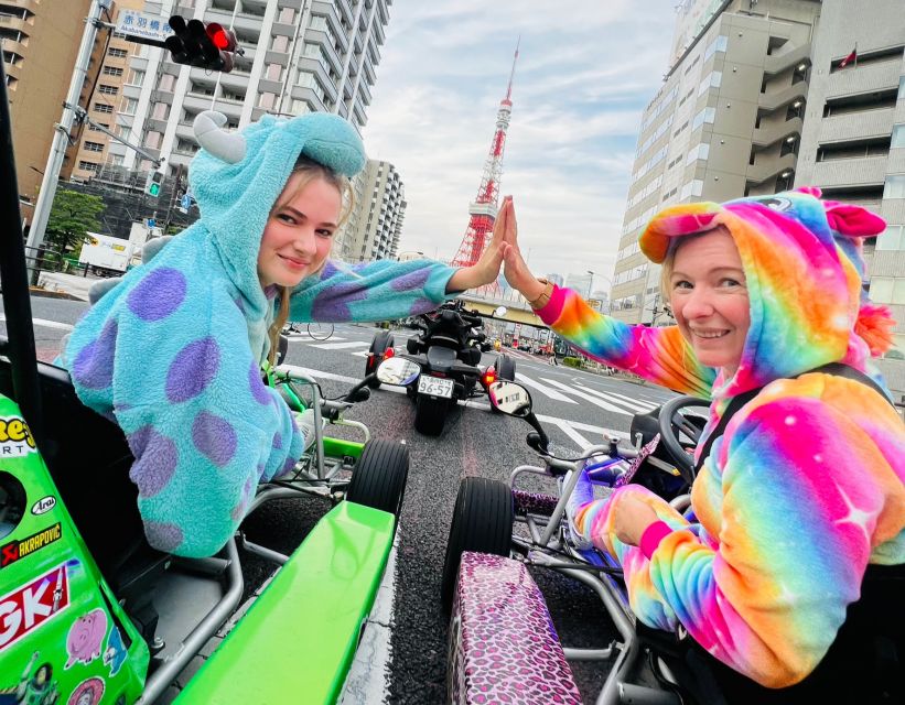 Tokyo: Premium Go-Kart Tour with Tower & Shibuya Crossing - Tokyo Tower and the photo stops