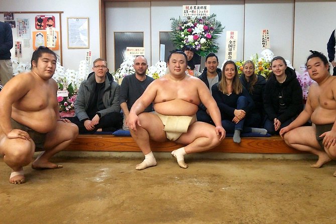 Tokyo Ryogoku Sumo Morning Practice + Photo Shoot with Wrestlers - Inside the stable, where etiquette comes first
