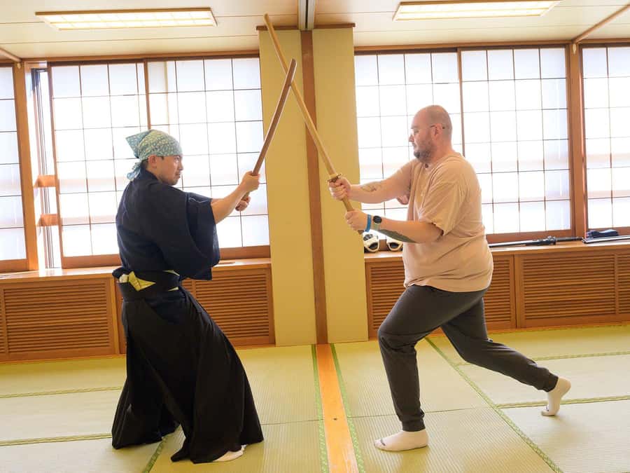 Tokyo: Samurai Adventure! Authentic Sword Experience - Warm-ups, posture, and the first sword movements