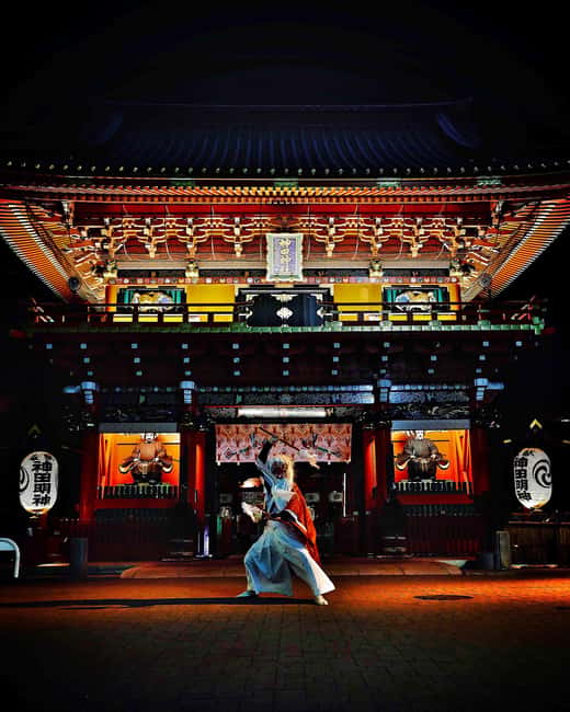 Tokyo: Samurai Entertainment Night Show in Kanda Shrine - The Evening Schedule, From Hot Pot to Final Photo