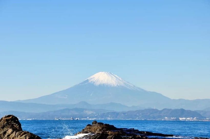 Tokyo:Sea of Mount Fuji, Hakone Ropeway, Ōwakudani, Enoshima - Reaching Enoshima and Sagami Bay