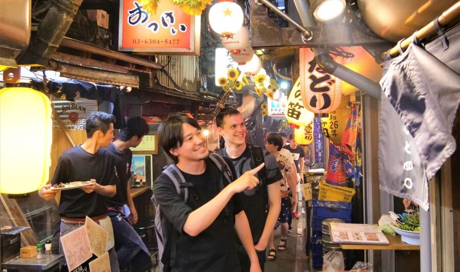 Tokyo: Shinjuku Bar Hopping with All-You-Can-Drink & Dinner - Omoide Yokocho: smoky lanes and a proper first taste
