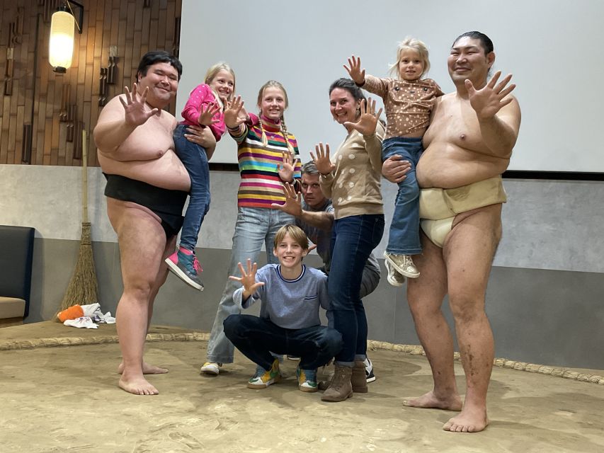 Tokyo: Sumo Experience and Chanko Nabe Lunch - The demonstration: strength with a sense of humor