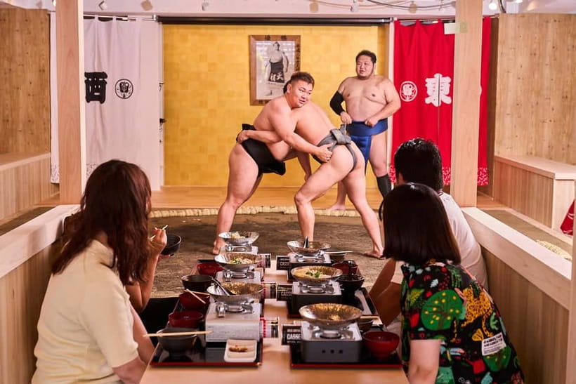 Tokyo Sumo Experience: Chanko & Mochi with a Former Pro - Watching demonstrations and learning how sumo works