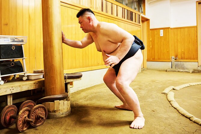 Tokyo Sumo Experience with Live Show & Audience Challenge - The one-round match is the dramatic centerpiece