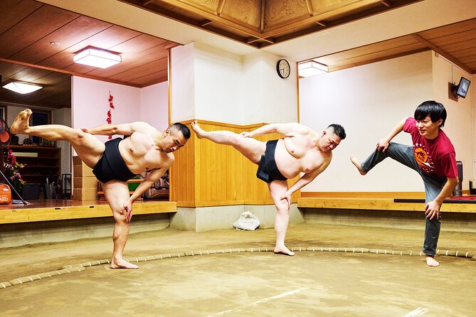 Tokyo Sumo Experience with Live Show & Audience Challenge - Stepping into the ring