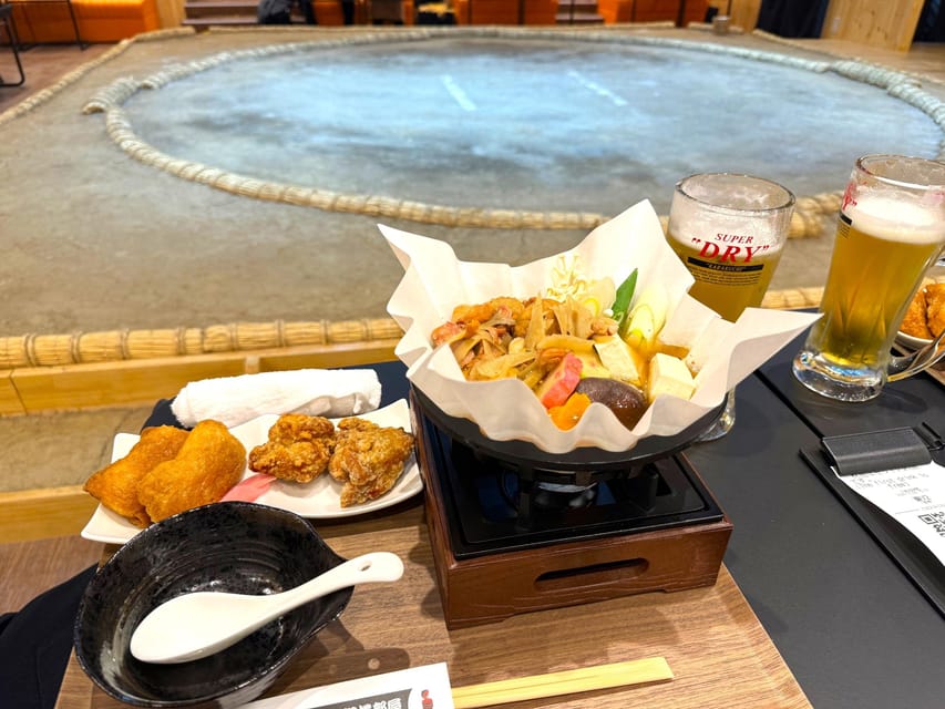 Tokyo: Sumo Show Experience with Chicken Hot Pot and a Photo - The photo and souvenir set are useful extras