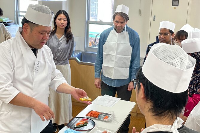 Tokyo Sushi Making Class in Tsukiji with Professional Chef - Important limits: allergies, stairs, and food requests