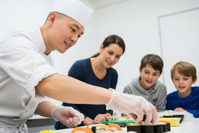 Tokyo Sushi Making Class : Sake Ceremony & Matcha Experience - Making matcha as the calm finish