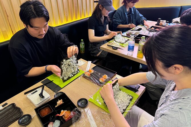 Tokyo Sushi Making Experience & Japanese Cooking Class - Shaping temari sushi into small edible forms