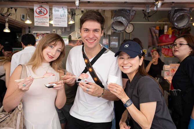 Tokyo: Tsukiji Fish Market Seafood & Street Eats - One hour in Tsukiji Jogai Market