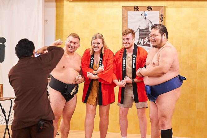 TokyoSumoShow, ChickenHotPot, and Mochi-Pounding by Pro Wrestlers - Seating, timing, and practical details