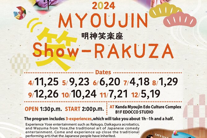 Traditional Japanese Comedy, Juggling & Magic Live Show in Tokyo - Who Will Enjoy This Show Most?