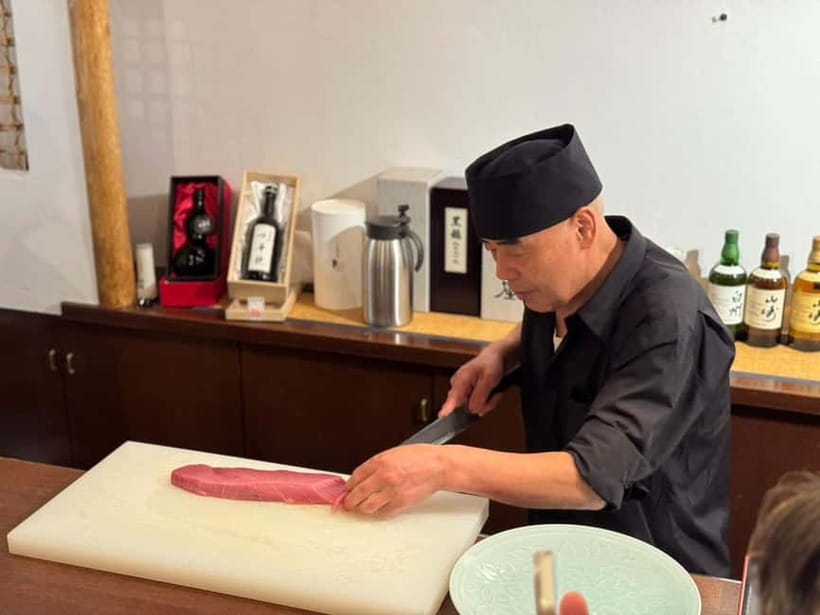 Unlimited Sake Tasting with Sushi Omakase tasting in Tokyo - How the 90 minutes are likely to unfold