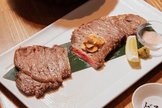 Wagyu & Sake Pairing in Shinjuku – Steak, Shabu-Shabu & More - The opening aperitif and sake lesson