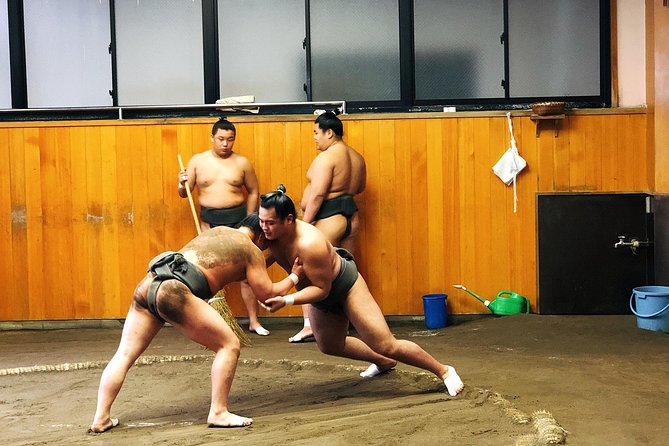 Watch Sumo Morning Practice at Stable in Tokyo - A working sumo stable, not a staged performance