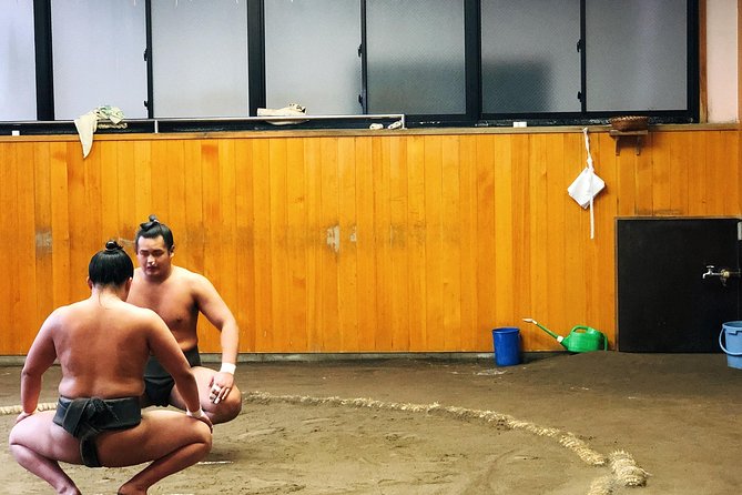 Watch Sumo Morning Practice at Stable in Tokyo - Floor seating is the biggest practical issue