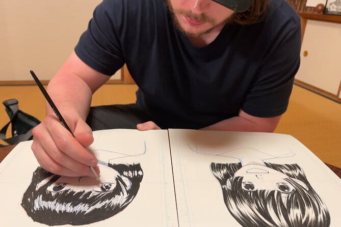 Yokohama: Manga/Anime Art & Cooking Experience in a Tatami Room - Eating dinner in the tatami room