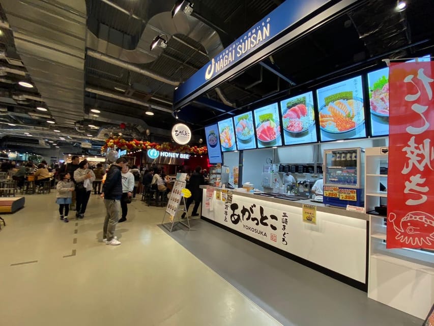 Yokosuka: Boat Trip to an Uninhabited Island - Lunch at Yokosuka Port Market